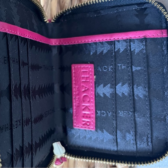 Thacker Ciara Compact Leather Zip Around Wallet - Picture 4 of 7